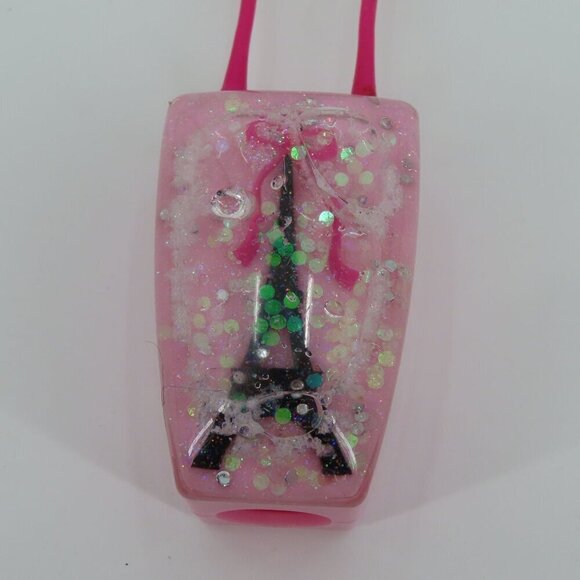 Bath & Body Works PocketBac Classic Eiffel Tower Snow Globe Loop Top Holder VTG - Picture 5 of 10
